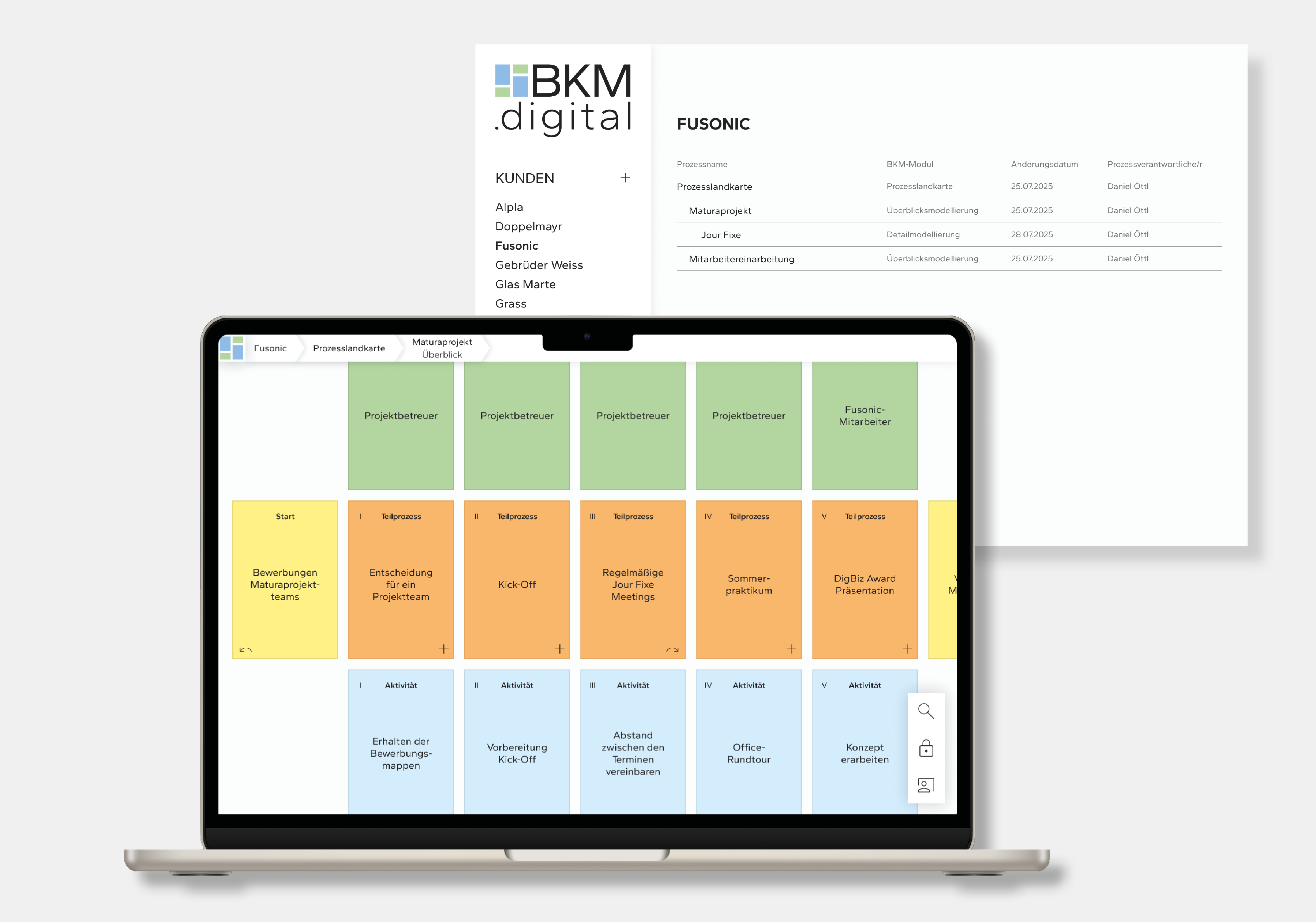 Screenshot der BKM.digital Anwendung